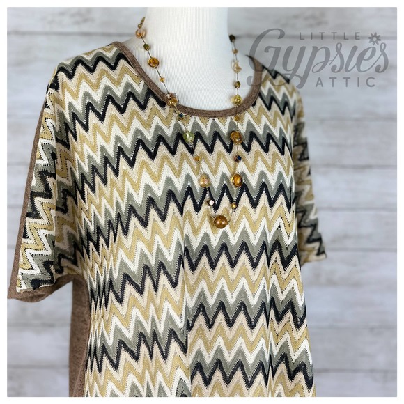 Ryu Miss-oni Chevron and Lace Tunic - Picture 2 of 12